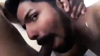 Gay oral fun with a horny and horny tamil sucker