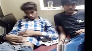 Twink horny boys enjoying a fun blowjob on cam