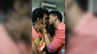 Office gay romance between hot desi lovers