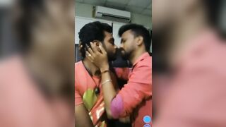 Office gay romance between hot desi lovers