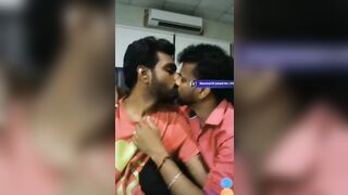 Office gay romance between hot desi lovers
