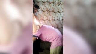 Public toilet blowjob by a horny Indian boy