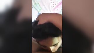 Face fucked boy enjoying a hot sucking action