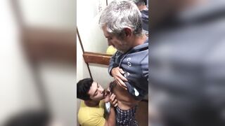 Lift gay blowjob by a sexy young desi boy