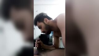 Naked desi men enjoying blowjob and fucking