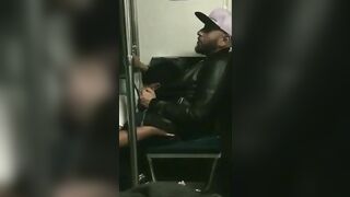 Metro gay blowjob of a horny stranger