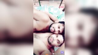 Kissing gay boys teasing viewers while making out