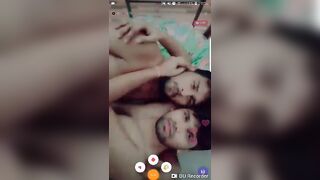 Kissing gay boys teasing viewers while making out