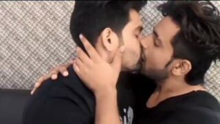 Romancing gay video of two horny hunks