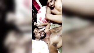 Tamil gay lovers fucking bareback at home