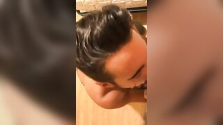 Gay facial video of a hot nude horny hunk