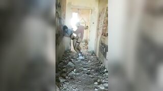Mexican gay men fucking in a stranded building