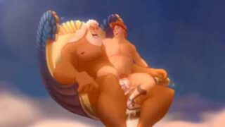 Gay anime porn of horny Hercules with daddies