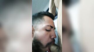 Big dick sucker gay guy loving a juicy cock