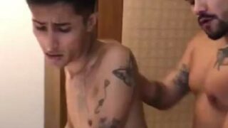 Boy porn video of a nude twink's hard fuck