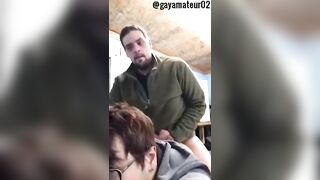Teacher fucking student's ass after class