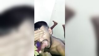 Indian cock slave fed with long hard cock