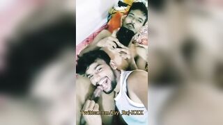 Face fucking gay porn of slutty Indian friends