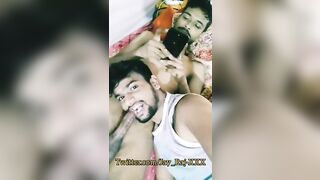 Face fucking gay porn of slutty Indian friends