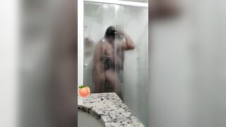 Flip-fucking porn video of hunky lovers in shower