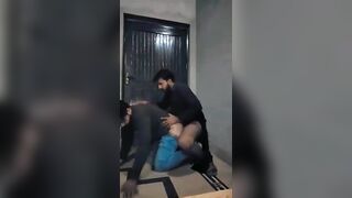 Pakistani pathan guy fucking ass of colleague