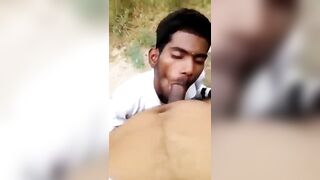 South Indian telugu gay gives a deepthroat