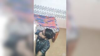 Kannada bottom deep blowjob for uncle's cock
