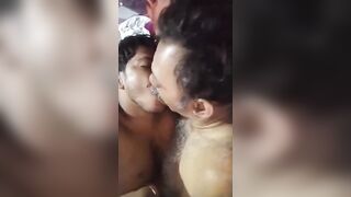 Daddy uncle and young bottom’s romantic gay sex video