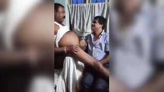 An Indian hindi old friend gay sex