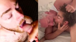 white head daddy fucks his young son