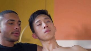 Asian guy threesome hardcore gay porn