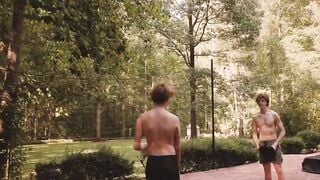 Basketball player's hot gay sex
