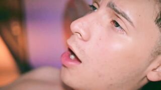 Gay party sex in disco lights