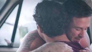 Late night car drive blowjob sex