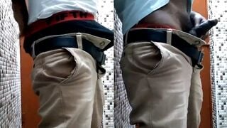 Tamil dick flashing in toilet