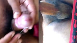 Outdoor hot jerking hard dick