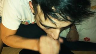 Indian brother fucks sleeping stepbrother mouth