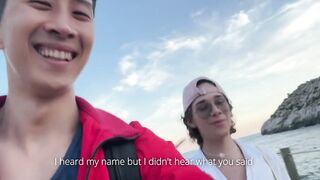 Two friends enjoys resort sex while in vacation