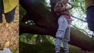 Two foreign stranger has oral sex with hot blowjob