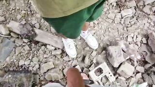 Outdoor anal sex video of two gay friends