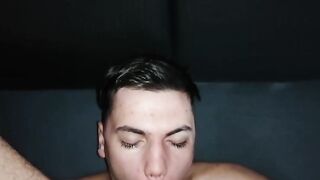 After a movie two friends enjoy with gay sex