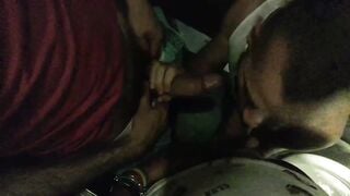 Straight man kisses changed into rough sex with sheboy