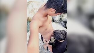 Columbian two friends has secret blowjob sex video