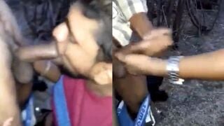 Indian hostel friends hot blowjob viral sex video