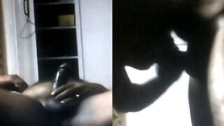 Tamil uncle enjoy black cock blowjob video