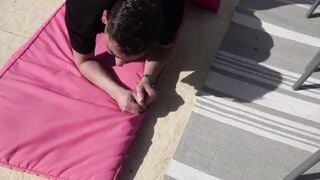 Muslim man enjoy cock sucking resort sex video