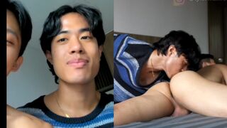 Asian young handsome man fuck his friend hot video