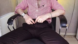 Stylish handsome man viral hot handjob video