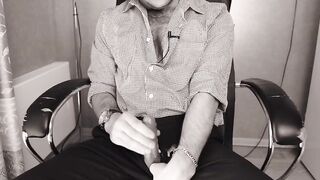 Stylish handsome man viral hot handjob video